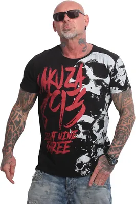 Obrázok produktu pre Pánske tričko Yakuza Skull Theme Regular, čierne, S