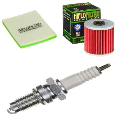 Obrázok produktu pre Servisná sada pre Kawasaki KLR 250 D 1984–1992: vzduchový filter, olejový filter, zapaľovacia sviečka od pamoto –