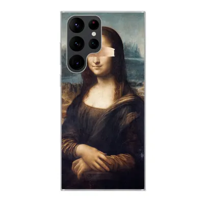 Produktbild von MuchoWow® Handyhülle Schutzhülle Hülle für Samsung Galaxy S22 Ultra Mona Lisa - Gemälde - Farbe Silikon Softcase Handy Hülle - Abbildung