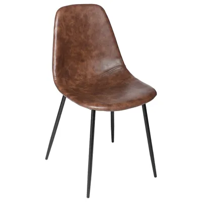 Image de Eazy Living Chaise de salle à manger Anae Marron