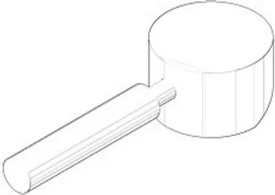 Produktbild von Dornbracht 90208500600-49 Griff ERSATZTEILE
