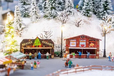Produktbild von Faller 272021 - N - 2 Weihnachtsmarktbuden - Neu