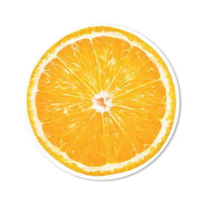 Produktbild von MuchoWow® Mauspad Mousepad Orange - Obst - Weiß 20x20 cm - Mousepads - Maus Mat - Pad - Mausunterlage - Schreibtischmatte