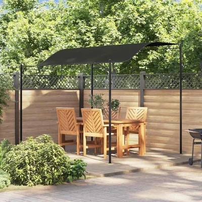 Image de Pavillon de jardin - Tente de réception - Fêtes en extérieur - Structure en acier robuste - 3 x 24 mètres - Couleur anthracite