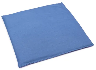 Produktbild von Kirschkernkissen 24x24cm hellblau | Wärmekissen und Kältekompresse. Kirschkernsäckchen als Wärmekissen & Kältekompresse