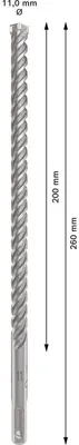 Immagine prodotto di Punte Bosch PRO SDS Plus-5X, 11x200x260 mm