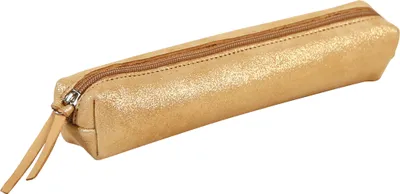 Produktbild von Clairefontaine 4x Schlampermäppchen Slim 4x2,5x19,5cm Disco gold 410023C