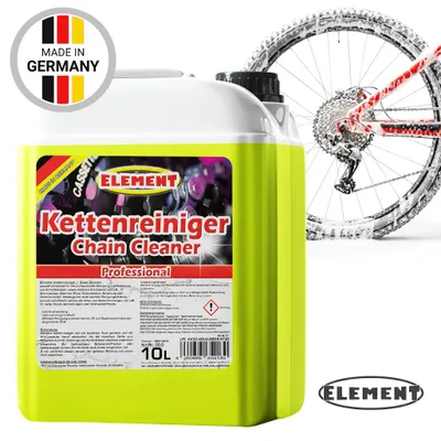 Produktbild von Element Kettenreiniger für Ihr Fahrrad | 10 Liter Kanister | Antriebsentfetter | Fahrradkette | Ideale Kettenpflege | Chain Cleaner | Degreaser