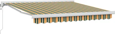 Obrázek produktu pro Markýza Zelená a žlutá 350 x 250 x 165 cm Polyester a hliník