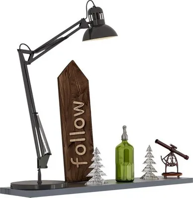 Produktbild von Wandregal Fedor Graphit mit verdeckter Wandbefestigung, 80x20x2,2 cm, 7 kg Tragkraft