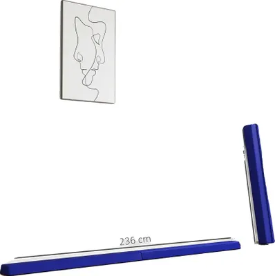 Produktbild von Schwebebalken, leichtes Design, rutschfeste Stabilität, Blau