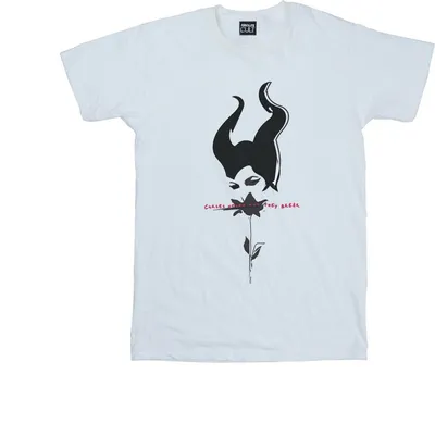 Produktbild von Disney - "Mistress Of Evil Curses Don't Break" T-Shirt für Herren BI39093 (4XL) (Weiß)