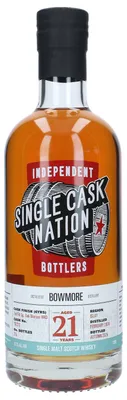 Produktbild von Bowmore 21 Jahre - 2004/2025 - Single Cask Nation - Independent Bottlers - 2nd Fill Oloroso Cask #161212 - Islay Single Malt Scotch Whisky