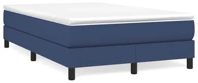 Obrázek produktu pro vidaXL Boxspring rám postele modrý 120x200 cm látka