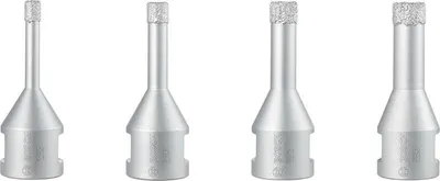 Produktbild von PRO Ceramic Trockenbohrkronen-Set, 6x30, 8x30, 10x30, 12x30 mm, M14, 4-tlg.