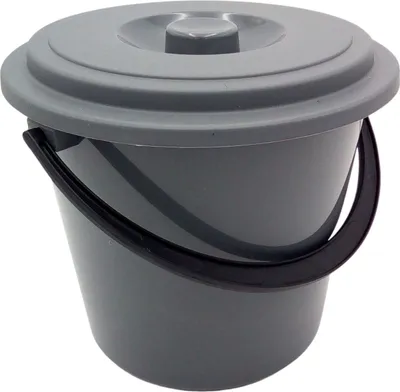 Produktbild von Eimer mit Deckel 5L Wassereimer Putzeimer Windeleimer Mülleimer Plastikeimer