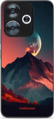 Produktbild von Handyhülle für Xiaomi Redmi 13 4G, Mobiwear Glossy Case, Gebirgsdämmerung