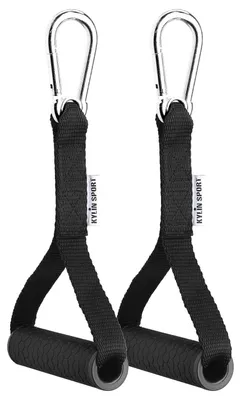 Productafbeelding van 2 Stuks Weerstandsgrepen voor Krachttraining, Accessoires voor Weerstandsbanden en Kabelmachines