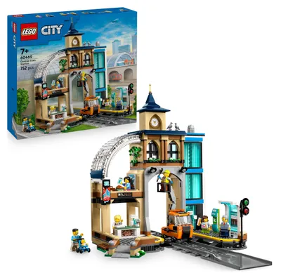 Zdjęcie produktu dla LEGO City Centralny dworzec kolejowy, Zestaw do budowania, 7 lat(a), Plastik, 752 szt., 1,74 kg