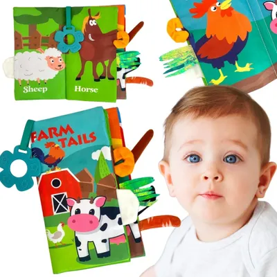 Produktbild von Woopie Baby Animal Tails Stoffbuch