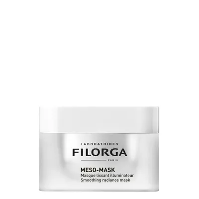 A product shot of a Filorga Meso-Mask jar against a white background.