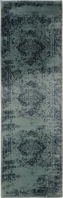 Immagine prodotto di benuta tappeto vintage soggiorno Suki Turchese 80x240 cm passatoia tappeto soggiorno camera da letto morbido orientale rettangolare