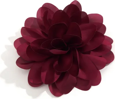 Immagine prodotto di INF Spilla a fiore in raso Blu scuro
