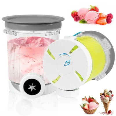 2er-Set Creami Deluxe Behälter, 480 ml, für Ninja Swirl NC700/701