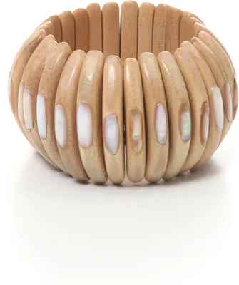 Produktbild von Armband Olivia elastisch mit Muschelinlay von collezione alessandro