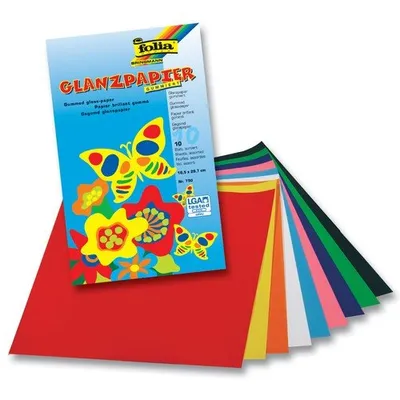 Produktbild von Happy Kidz Buntpapier-Mappe Folia 21406196120