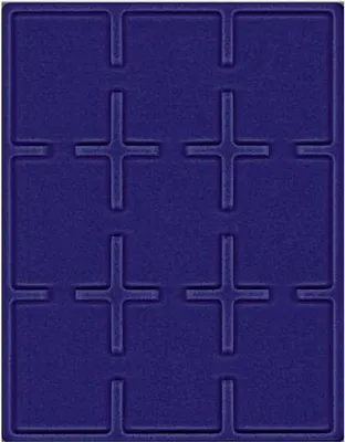 Produktbild von Lindner 2219ME Velourseinlage blau 2219ME (63x85 mm)
