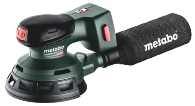 Produktbild von METABO Akku-Exzenterschleifer PowerMaxx SXA 12-125 BL (602035840); mit 125mm Schleifteller; metaBOX 215