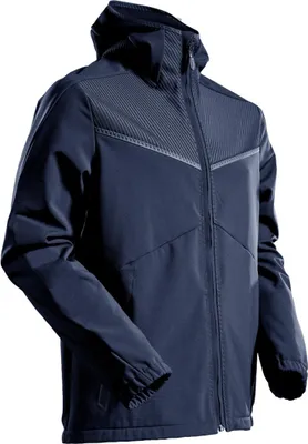 Immagine prodotto di Giacca softshell con cappuccio nero-blu, taglia L MASCOT 22102-649-010