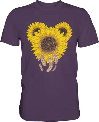 Produktbild von Sonnenblumen Gärtner Shirt Garten Motiv – Urban Purple / XXL
