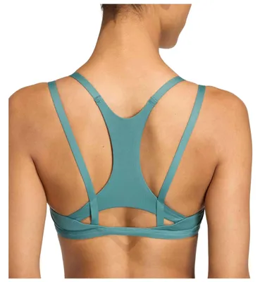 Produktbild von BH Adidas Optime Workout Strappy Light Support Bra "Preloved Teal" für Damen