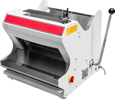 Zdjęcie produktu dla Krajalnica do chleba przemysłowa stal nierdzewna półautomatyczna Mega-M krchEM11.370n