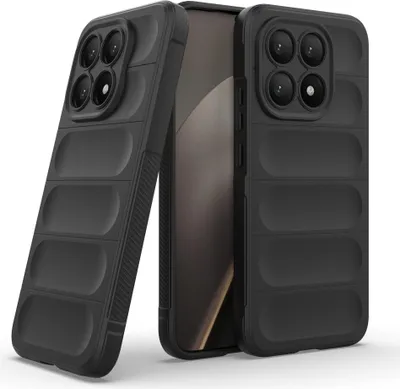 Produktbild von Handy Hülle für Xiaomi 15T Grip Case Cover Schutzhülle Softgrip Farbe: Schwarz