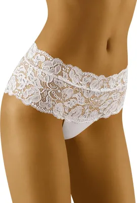 Produktbild von Wolbar WB413 Dame Shorts Hipsters Spitze normaler Bund  , weiß, XL