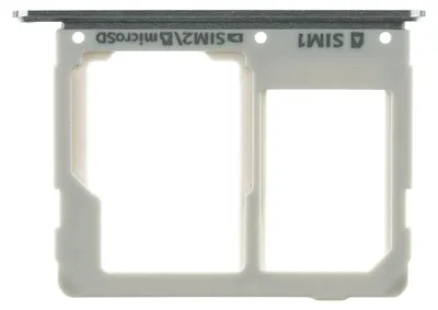 Produktbild von Samsung Galasy A5 2016 (SM-A510F) Sim Karten Halter Tray Fach, Schwarz