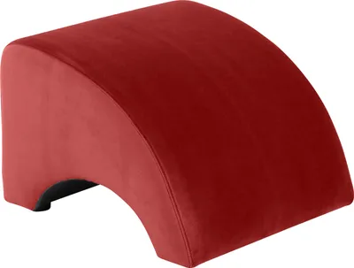 Produktbild von Max Winzer Hocker Brandford - Samtvelours ziegel - Maße: 52 x 54 x 37 cm