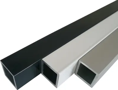 Produktbild von B&T Metall Aluminium Vierkantrohr pulverbeschichtet 60 x 40 x 2 mm WEISS RAL 9016 Länge ca. 1,9 mtr. (1900 mm +0/- 3 mm)