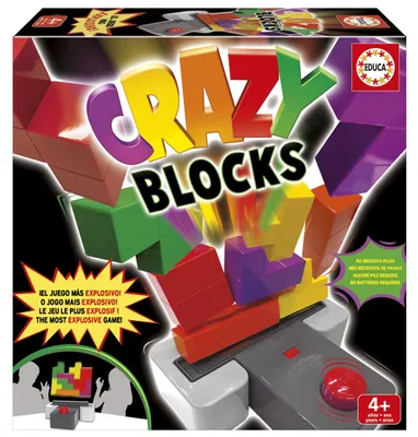 Obrázok produktu pre Educa vzdelávacia hra Crazy Blocks Multicoloured Multicoloured One Size