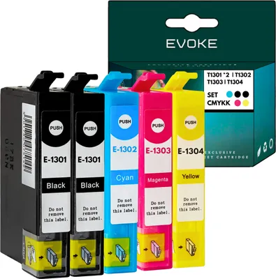 Produktbild von Patronen für Epson T1301 T1302 T1303 T1304  BX320FW BX525WD BX535WD BX630FW ❇️