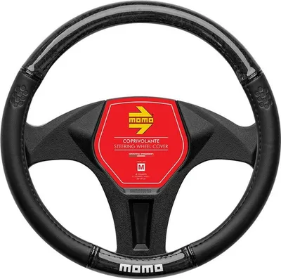 Produktbild von Lenkradabdeckung MOMO MOMLSWC0LXBLK Ø 38-39 cm