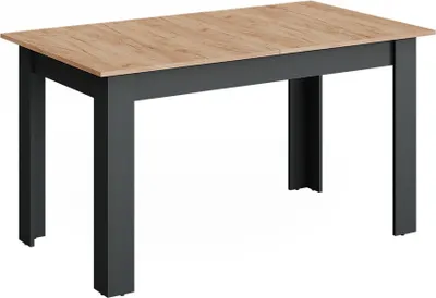 Produktbild von Esstisch Vicco Repose Anthrazit/Goldkraft Eiche 180 x 80 cm ausziehbar, Model 55778