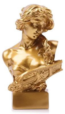 Image de Solidchoice - Statue dorée Aphrodite, idéale comme décoration pour la maison