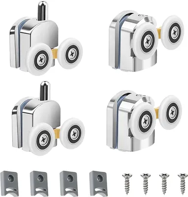 Productafbeelding van Diameter - Douchedeurrollen - Reserveonderdelen - Douchecabines - Geschikt voor glas 4-6 mm