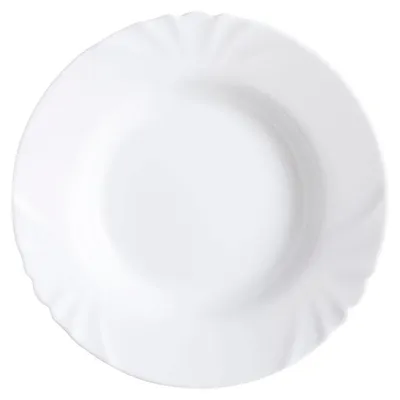 Image de Bol à soupe en verre Cadix - Blanc, 23,8 cm