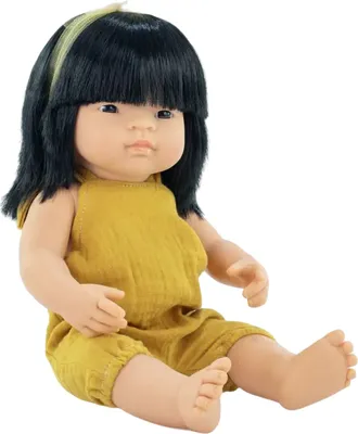 Immagine prodotto di Bambola Miniland ragazza asiatica 38cm - Bambola giocattolo educativa