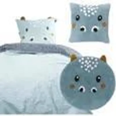 Image de Ensemble linge de lit enfant + oreiller + tapis tufté - TODAY - HYPO - 140 x 200 cm - coton